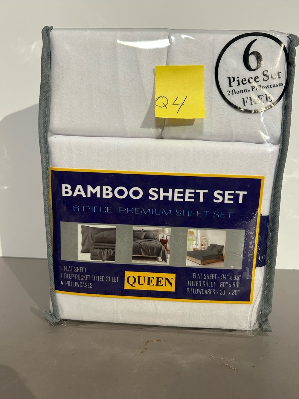 Bamboo Sheet Set - Queen - White